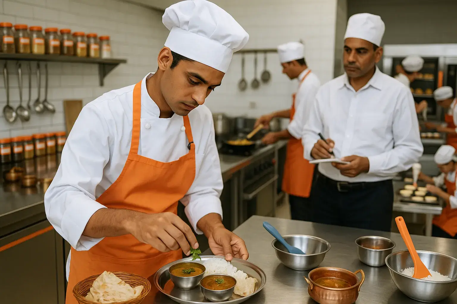 Culinary training with professional kitchen equipment in Delhi NCR